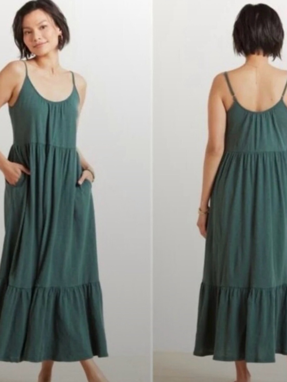 Women’s Forest Green Maxi Sundress